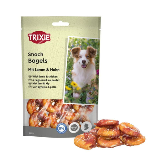Trixie Bagels con Pollo e Agnello Snack per Cani 100g