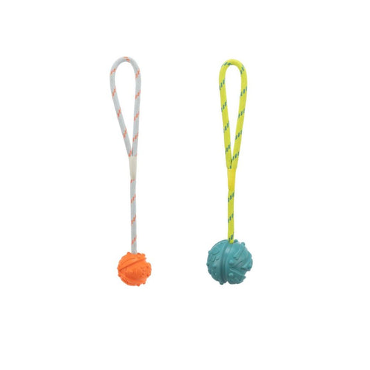 Trixie Aqua Toy Palla con corda Gioco per cani 35cm ø7cm