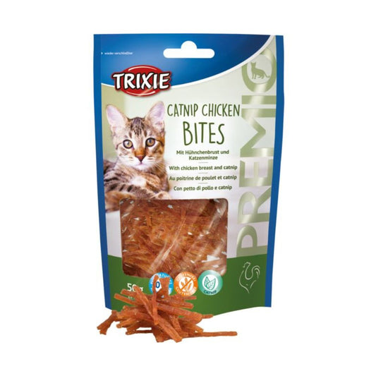 Trixie Premio Catnip Chicken Bites Snack Per Gatti 50g