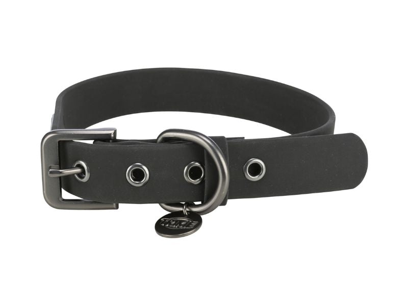 Trixie City Style Collare Nero Tg. M 35-42cm/20mm - Animaliapet