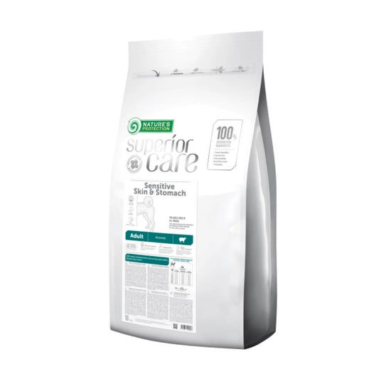 Nature's Protection Sensitive Skin e Stomach Agnello Adult 10kg Crocchette Cani