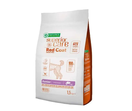 Nature's Protection Red Coat Small Junior Salmone 1,5kg Crocchette Cani Cuccioli - Animaliapet