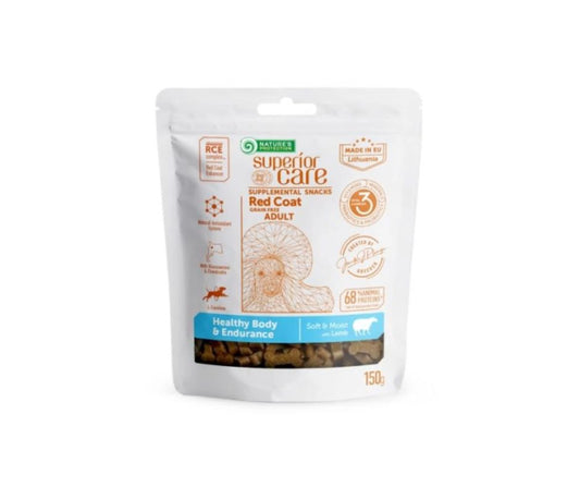 Nature's Protection Red Coat Healthy Body & Endurance Agnello 150g Snack Cani - Animaliapet
