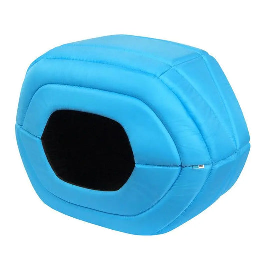 AiryVest Pet House Cuccia Multiuso 2in1 Tg. S Blue per Cani e Gatti - Animaliapet
