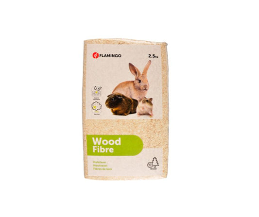 Karlie Flamingo Wood Fibre Trucioli 2,5kg Lettiera per Roditori - Animaliapet