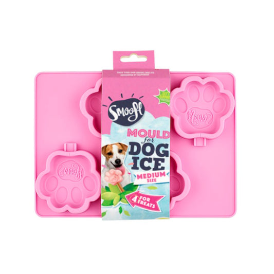 Smoofl Dog Ice Moudle Stampo in Silicone per Gelati Cani Misura Medium