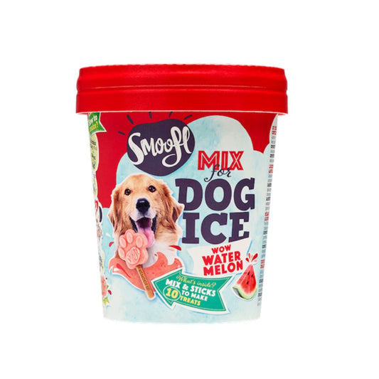 Smoofl Dog Ice Water Melon Miscela per Gelato Cani Gusto Anguria Snack Cani