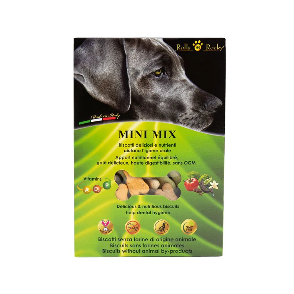 Rolls Rocky Mini Mix Biscotti per Cani 300g Snack per Cani