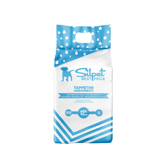 Silpet Best Price Tappetini Assorbenti 60x90cm 10pz Tappetini Igienici per Cani