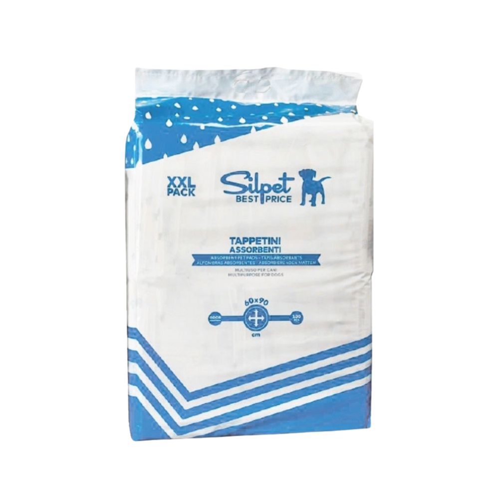 Silpet Best Price Tappetini Assorbenti 60x90cm 100pz Tappetini Igienici per Cani