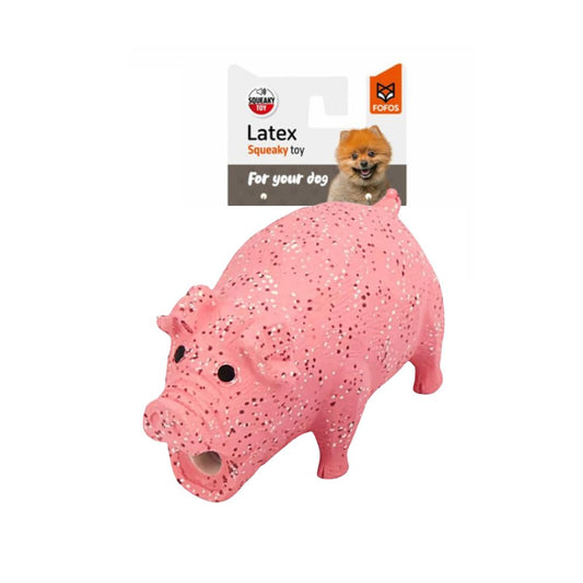 Fofos Maiale in lattice con squittio 15cm Gioco per Cani