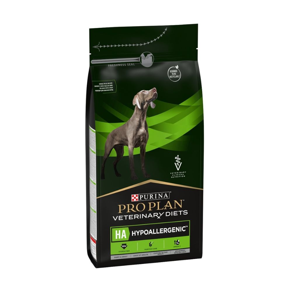 Purina ProPlan Veterinary Diets HA Hypoallergenic 1,3kg Crocchette Cani