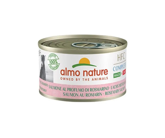Almo Nature HFC Complete Salmone e Rosmarino Made in Italy 95g Lattina Cani Adulti - Animaliapet