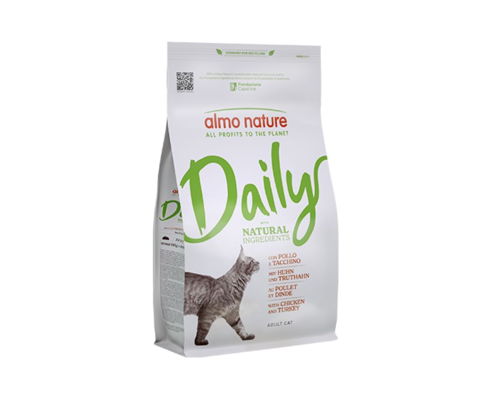 Almo Nature Daily Pollo e Tacchino 1,2Kg Crocchette Gatti