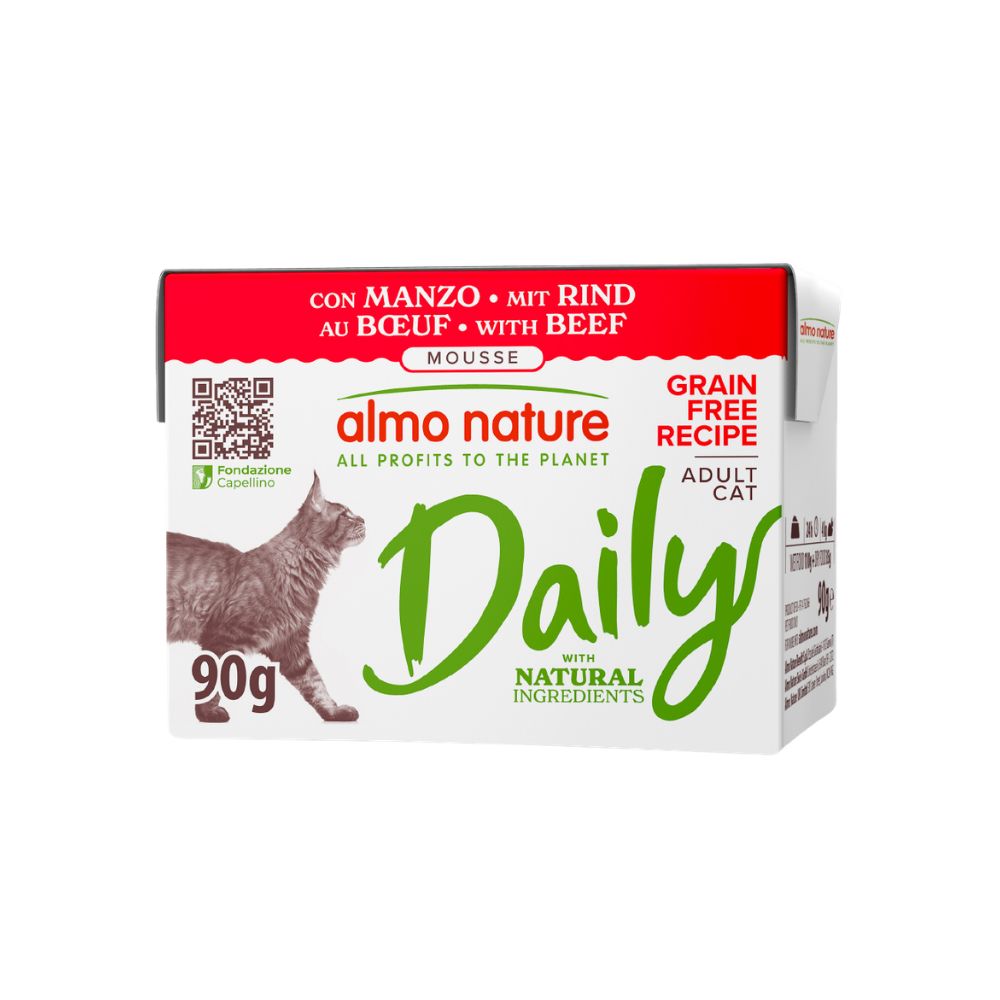 Almo Nature Daily Mousse Manzo 90g Tetra Recart Gatti