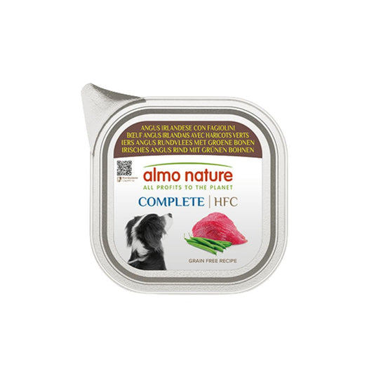 Almo Nature Hfc Complete con Angus Irlandese & Fagiolini 85g Vaschetta Cani Adulti