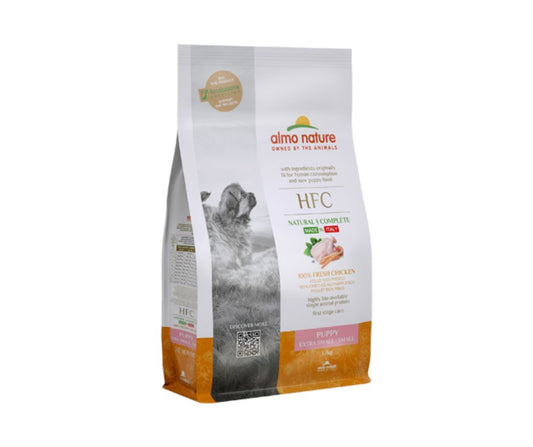 Almo Nature HFC Puppy XS-S Pollo Fresco 1.2kg Crocchette Cani Cuccioli