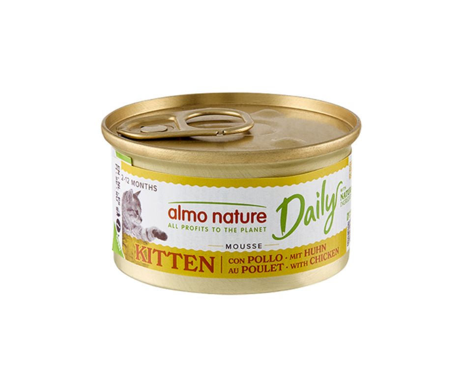 Almo Nature Daily Kitten Mousse Pollo 85g Lattina Gattini