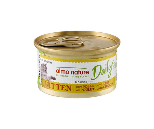 Almo Nature Daily Kitten Mousse Pollo 85g Lattina Gattini