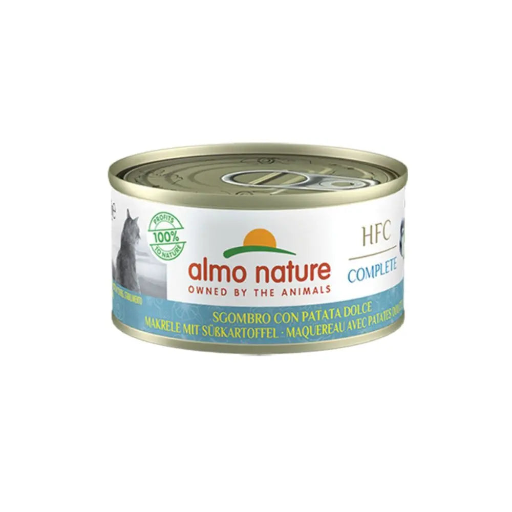 Almo Nature HFC Complete Sgombro Con Patata Dolce 70g Lattina Gatti Adulti - Animaliapet