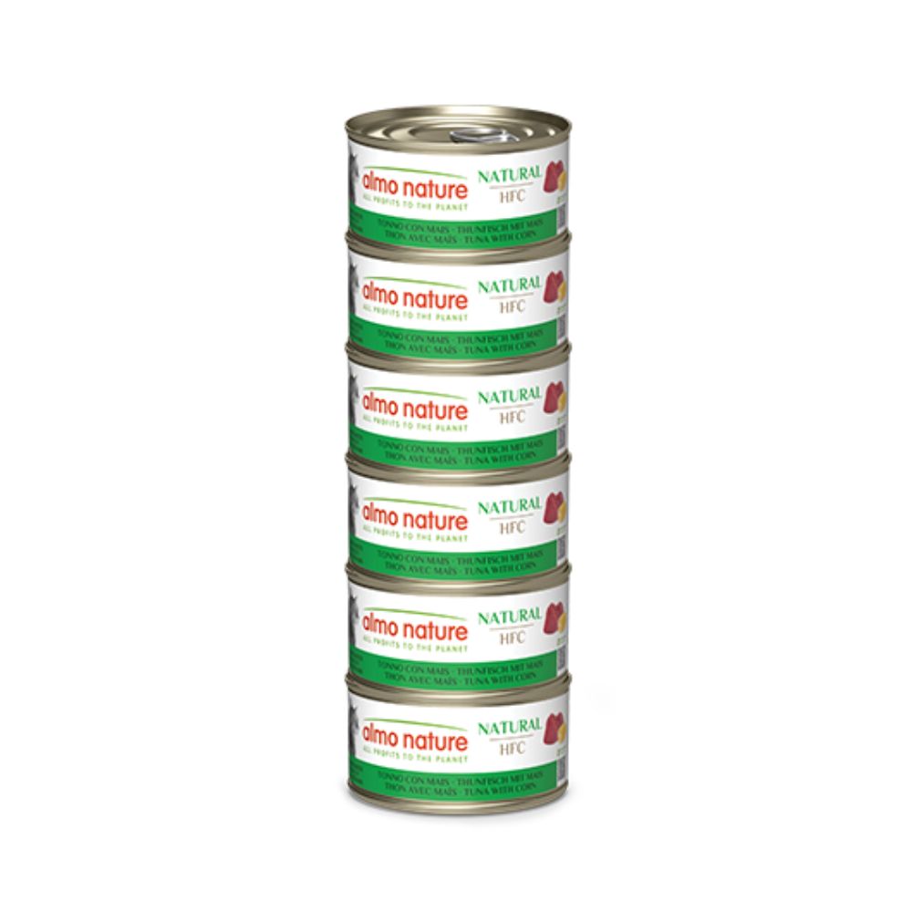 Almo Nature Megapack Tonno e Mais 6x70g Lattina Gatti Adulti
