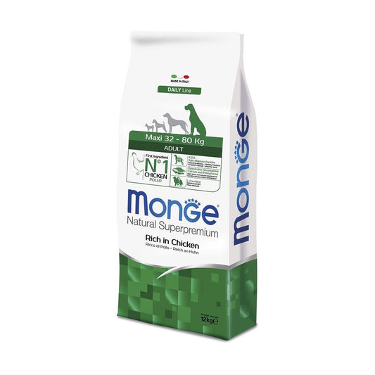 Monge Maxi Adult Pollo 12Kg Crocchette Cani
