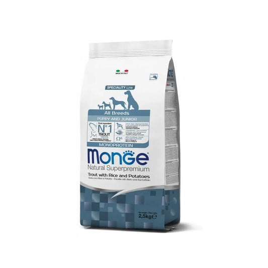 Monge Speciality Line All Breeds Puppy Trota Riso Patate 2.5Kg Cani Cuccioli - Animaliapet