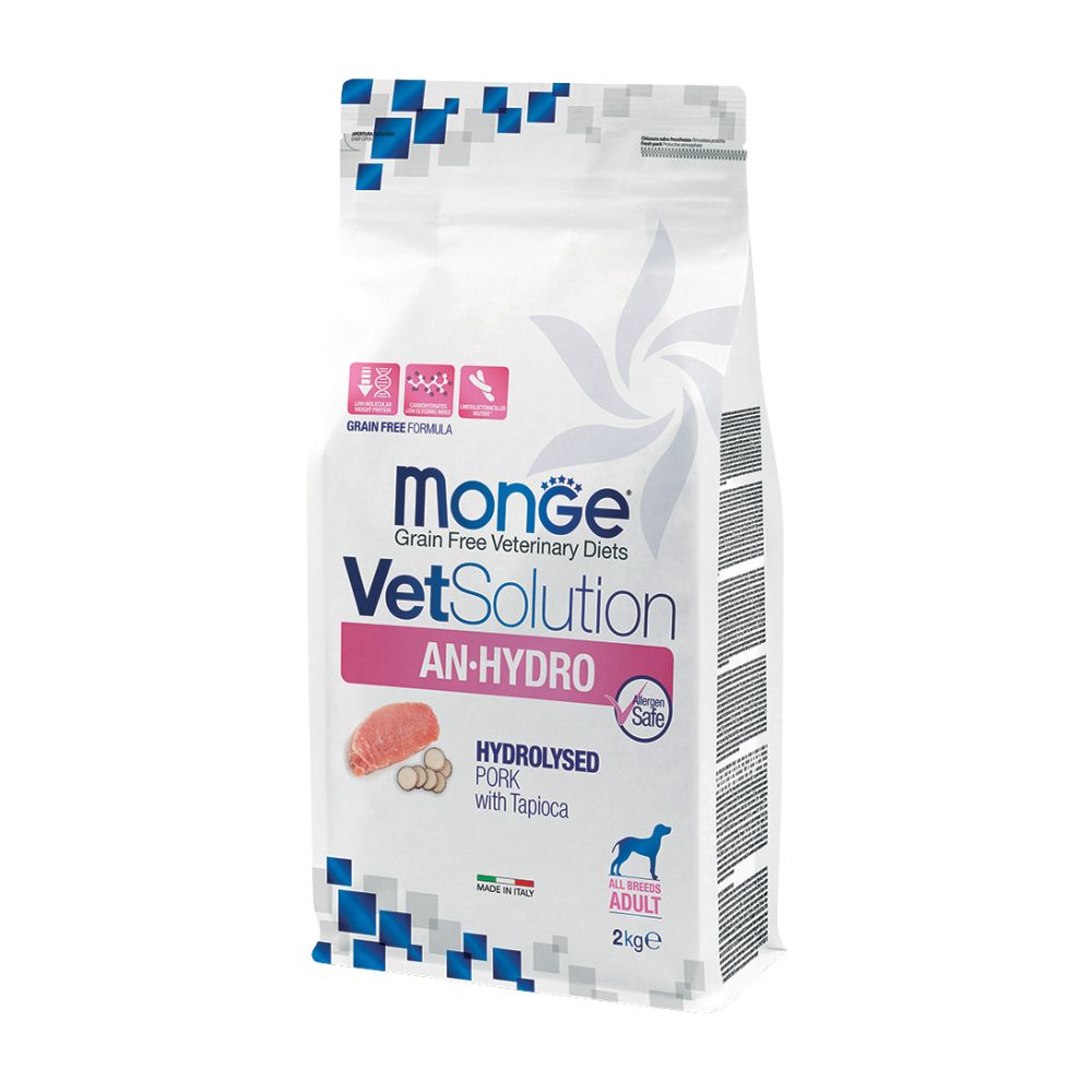 Monge VetSolution An-Hydro Maiale 2Kg Crocchette Cani