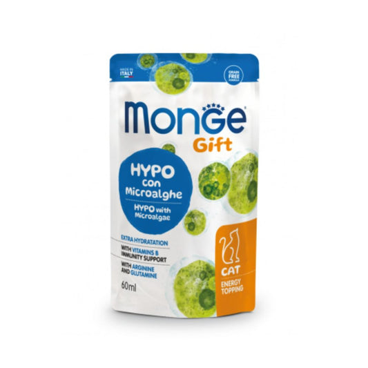 Monge Gift Energy Topping Hypo con Microalghe 60ml Snack Gatti