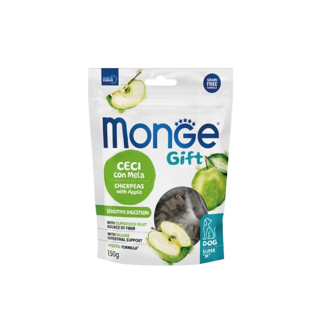 Monge Gift Super M Sensitive Digestion Ceci e Mela 150g Snack Cani Monge
