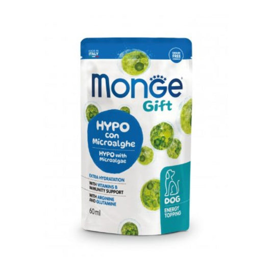 Monge Gift Energy Topping Hypo con Microalghe 60ml Snack Cani
