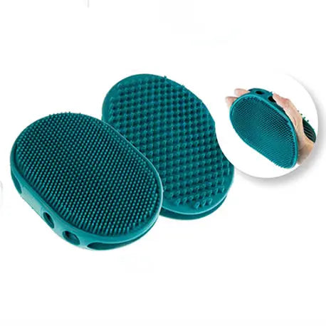 GimDog Spazzola Doppia con Manopola 11,5x15cm Per Cani Gatti e Roditori - Animaliapet