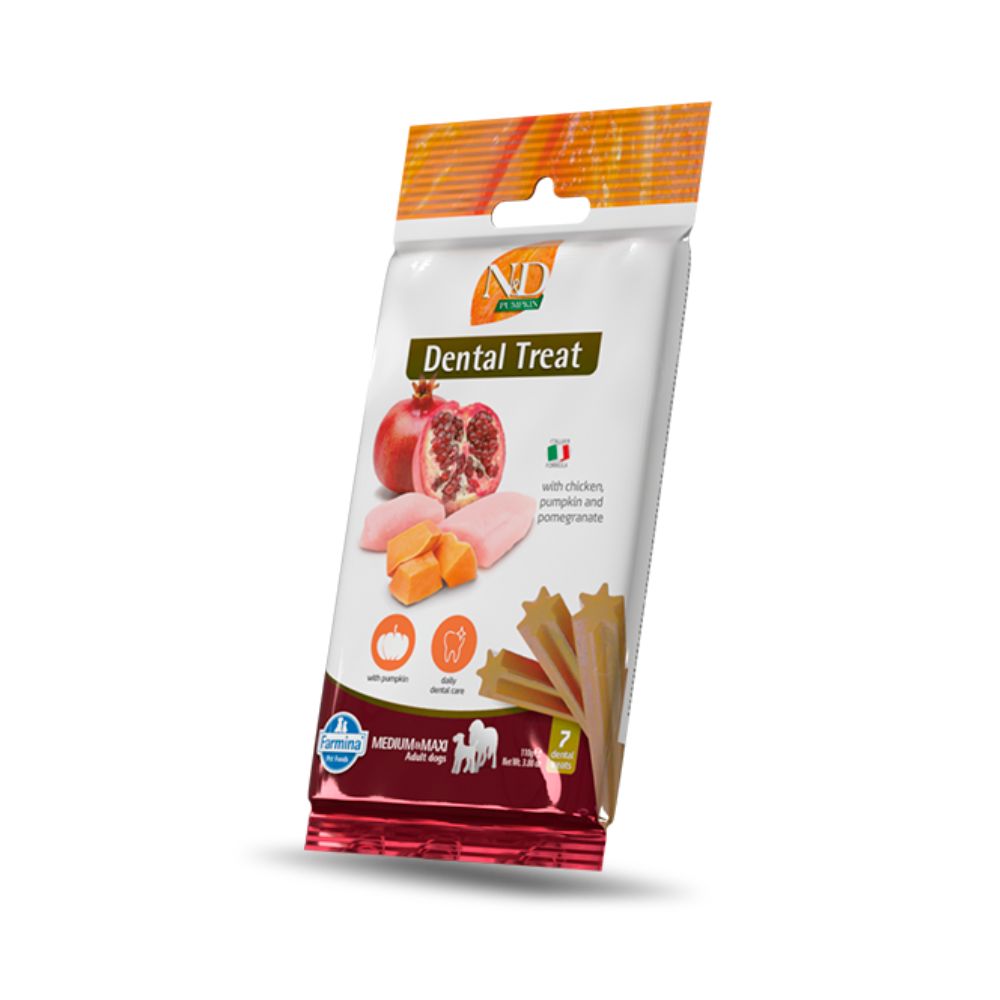 Farmina Snack Cani Pumpkin Dental Treat Pollo 100g Medium Maxi