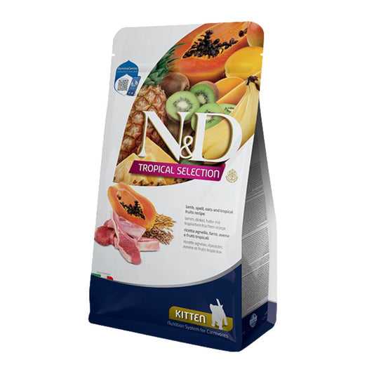 Farmina N&D Tropical Kitten Agnello 1,5kg Crocchette Gattini