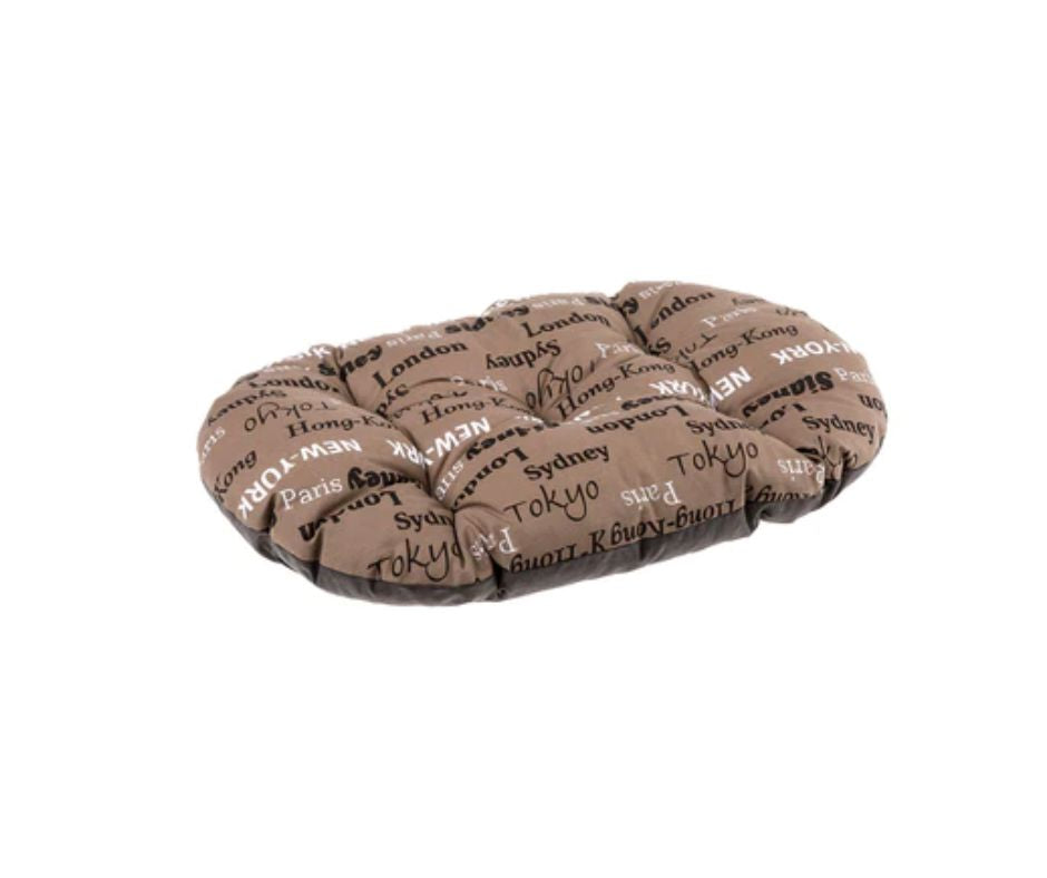 Ferplast Relax Cuscino in cotone per cani e gatti 65/6 Colore Marrone - Animaliapet