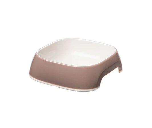 Ferplast GLAM Ciotola in plastica per cani e gatti XS Tortora