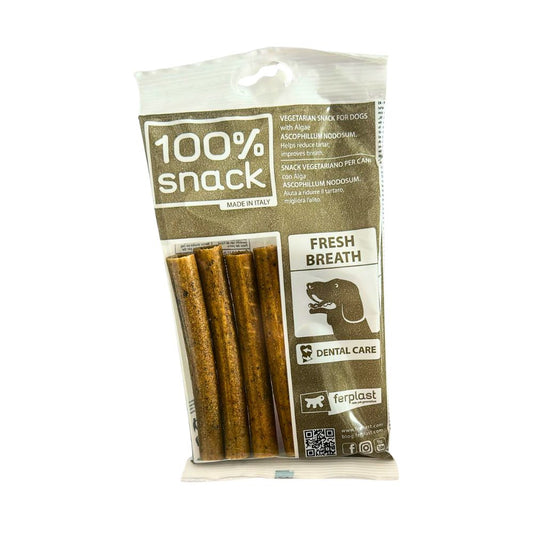 Ferplast Dental Snack 100% Vegetal MACCHERONI Ascophillum Cani 6pz 115g