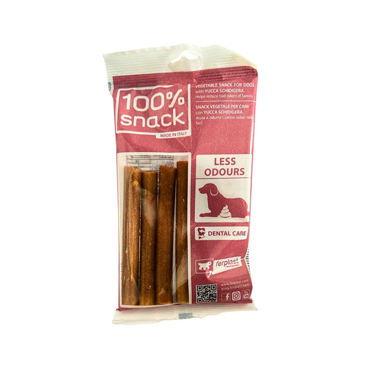 Ferplast Dental Snack 100% Vegetal MACCHERONI Yucca Cani 6pz 115g