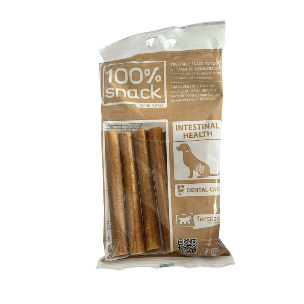 Ferplast Dental Snack 100% Vegetal MACCHERONI Euglena Cani 6pz 115g