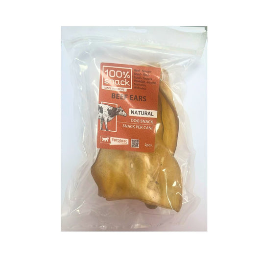 Ferplast Beef Ears Orecchie di Manzo 2pz Snack per Cani