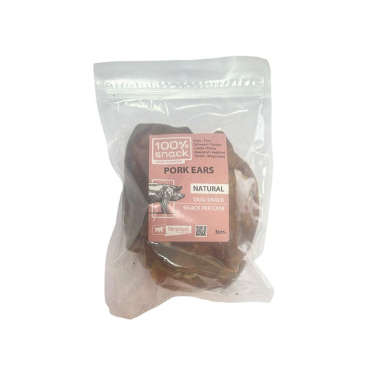 Ferplast Pork Ears Orecchie di Maiale 3pz Snack per Cani