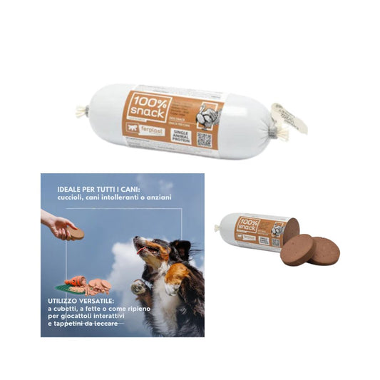 Ferplast 100% SNACK TURKEY SAUSAGE Salsiccia di Tacchino Snack Cani 200g