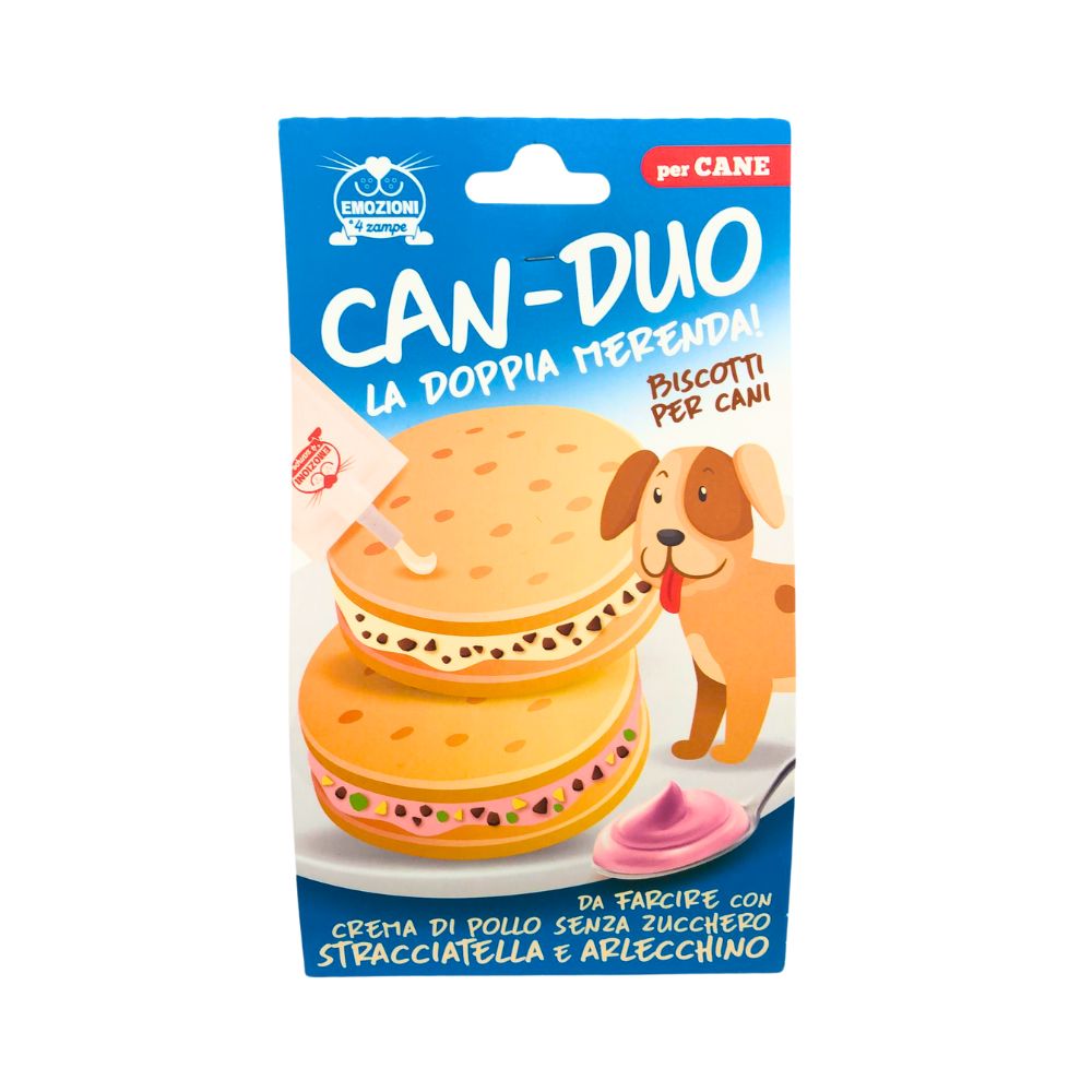 Can Duo Biscotti da Farcire Snack per Cani 142g