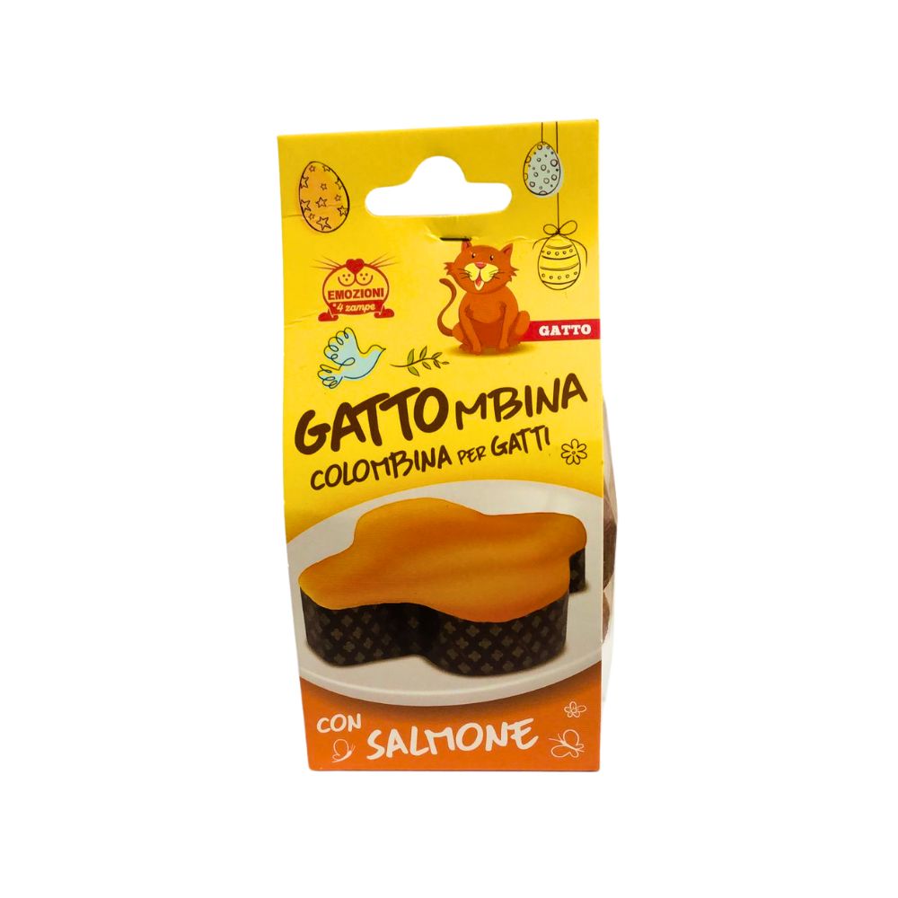 Gattombina di Pasqua Colombina Salmone Snack per Gatti 85g