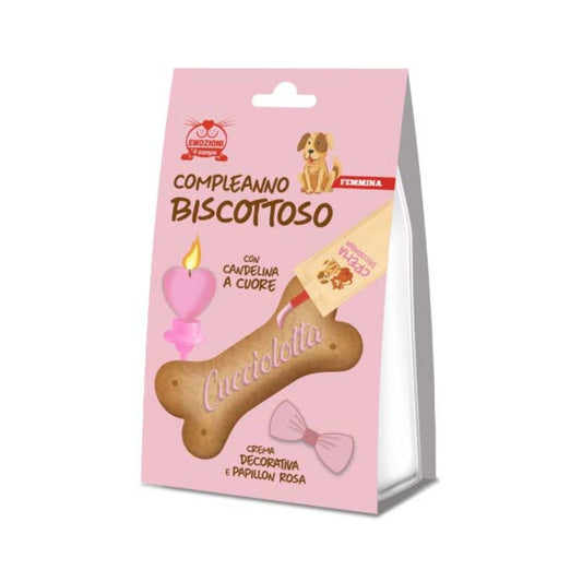 Compleanno Biscottoso Femmina Snack per Cani 62g