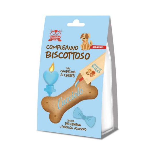 Compleanno Biscottoso Maschio Snack per Cani 62g