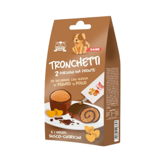 Tronchetti con bisco-cuoricini Snack per Cani 102g