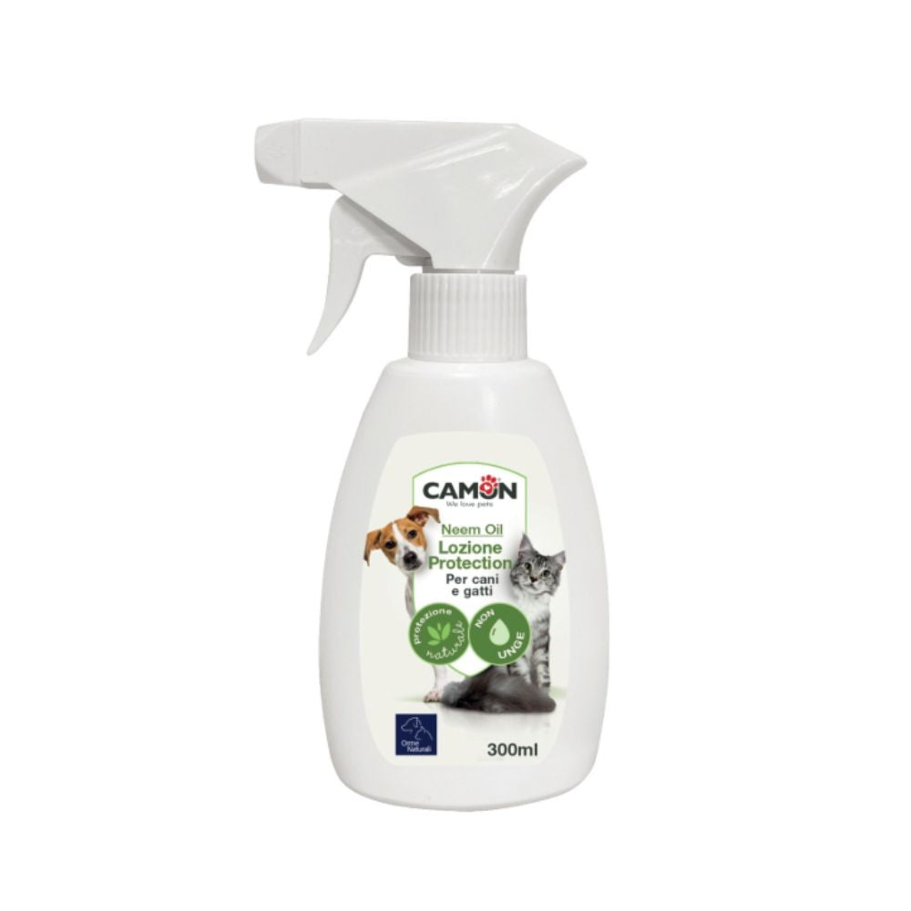 Camon Lozione Protettiva Olio di Neem 300ml per Cani e Gatti