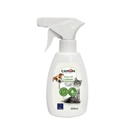 Camon Lozione Protettiva Olio di Neem 300ml per Cani e Gatti