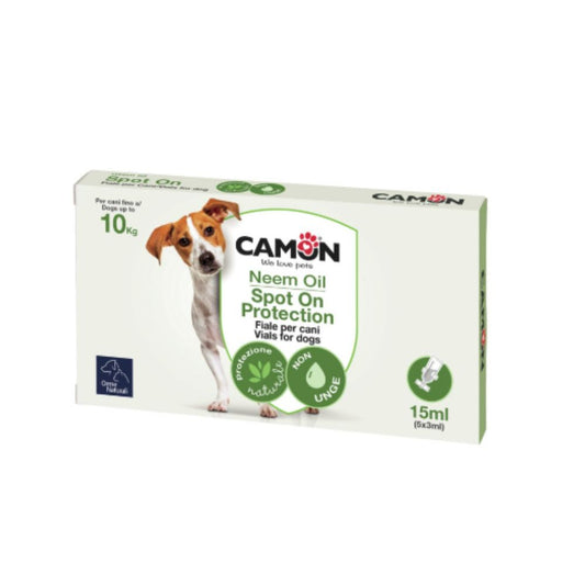 Camon Spot On Olio di Neem Fiale per Cani fino a 10kg